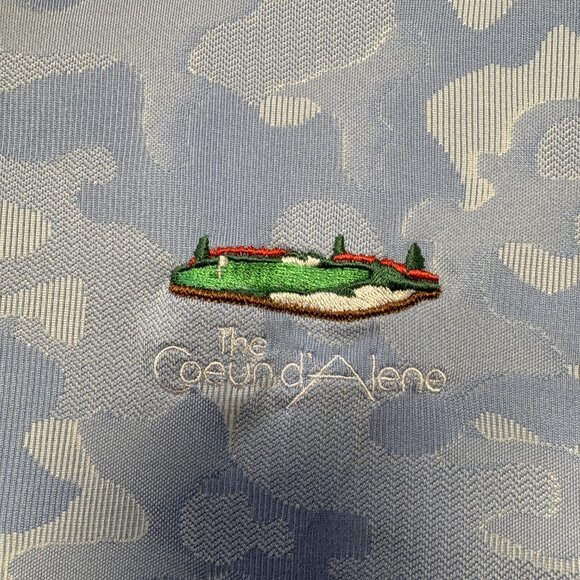 Men's Antigua Golf Shirt - Coeur D'alene Logo - Size M - Picture 4 of 4